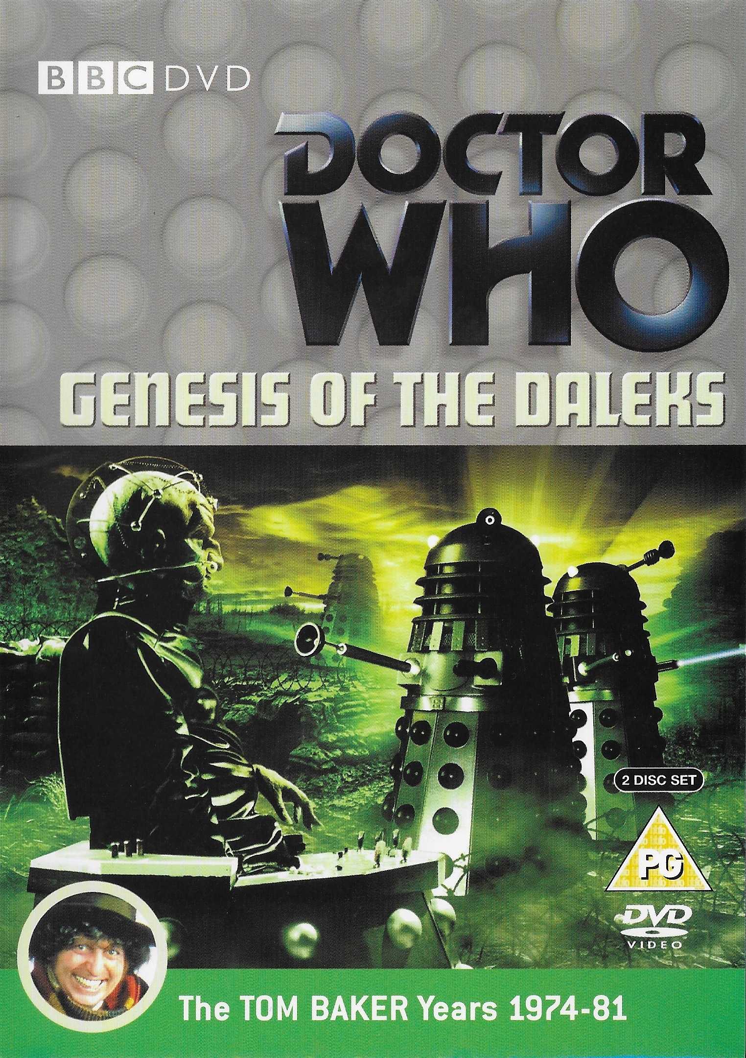 Picture of BBCDVD 1813 Doctor Who - Genesis of the Daleks by artist Terry Nation from the BBC records and Tapes library